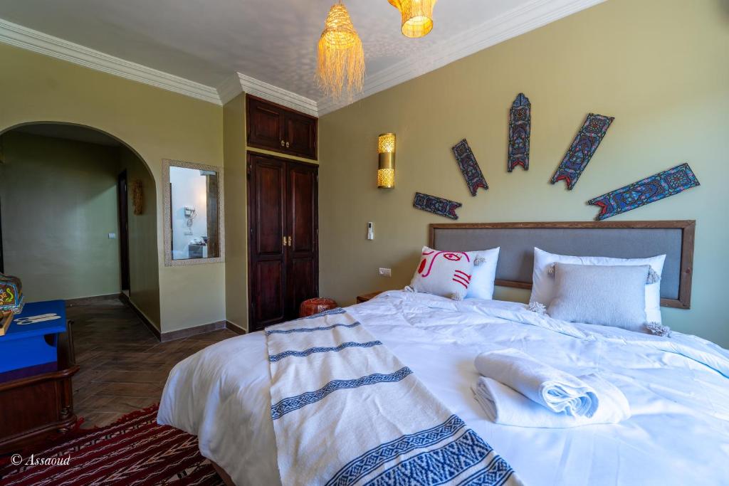 Postel nebo postele na pokoji v ubytování Casa maravillosa