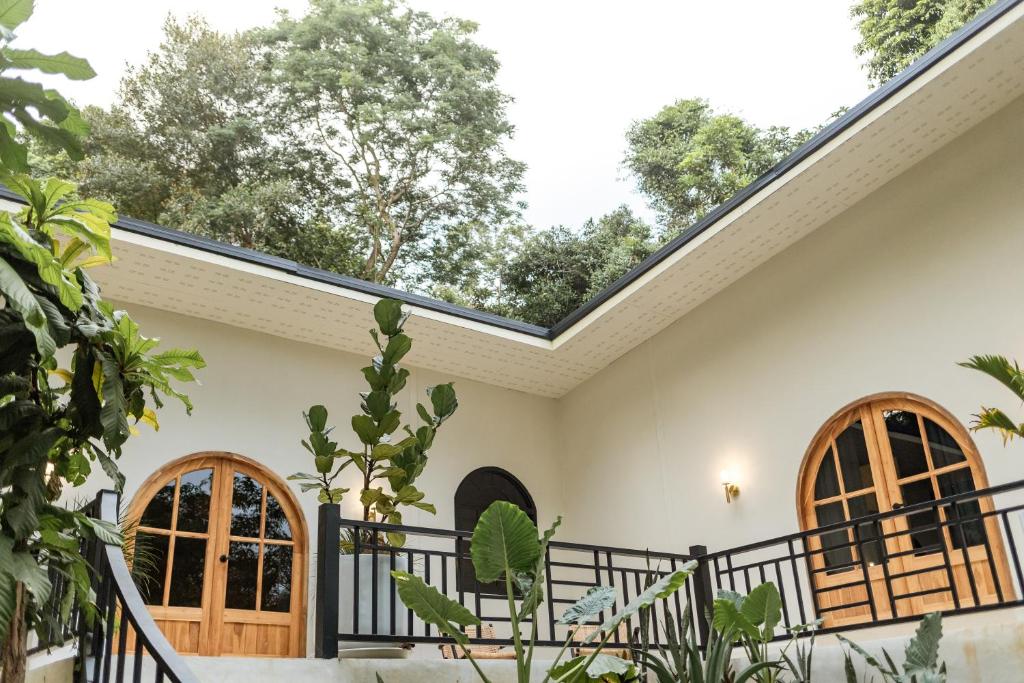 Balkón nebo terasa v ubytování Botanica Villas