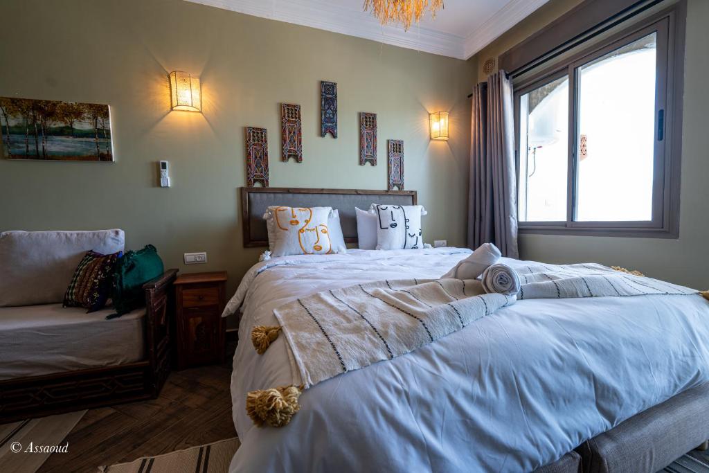 Postel nebo postele na pokoji v ubytování Casa maravillosa