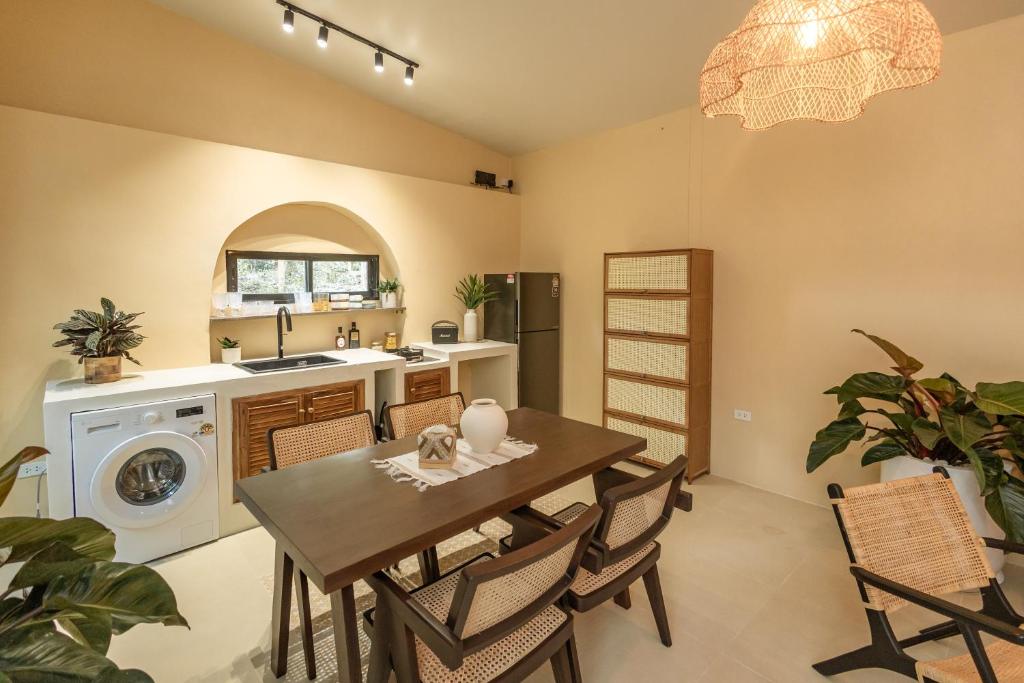 Posezení v ubytování Botanica Villas