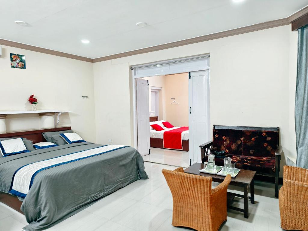 Postel nebo postele na pokoji v ubytování Bruton resorts