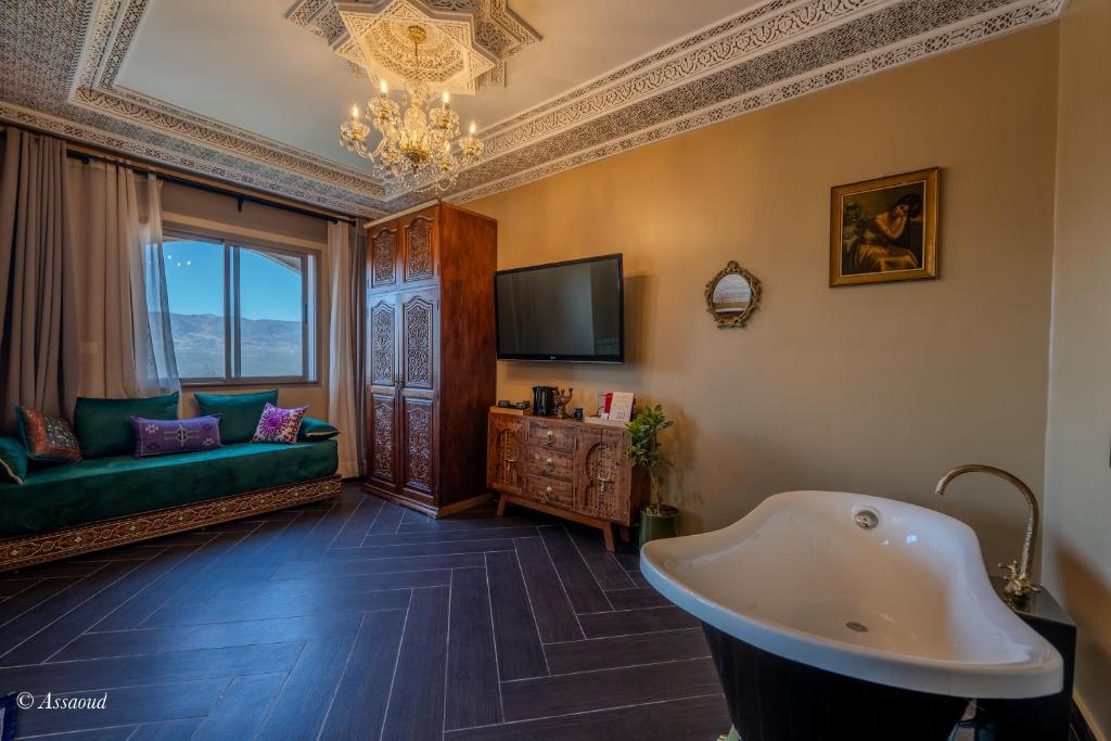 TV a/nebo společenská místnost v ubytování Casa maravillosa