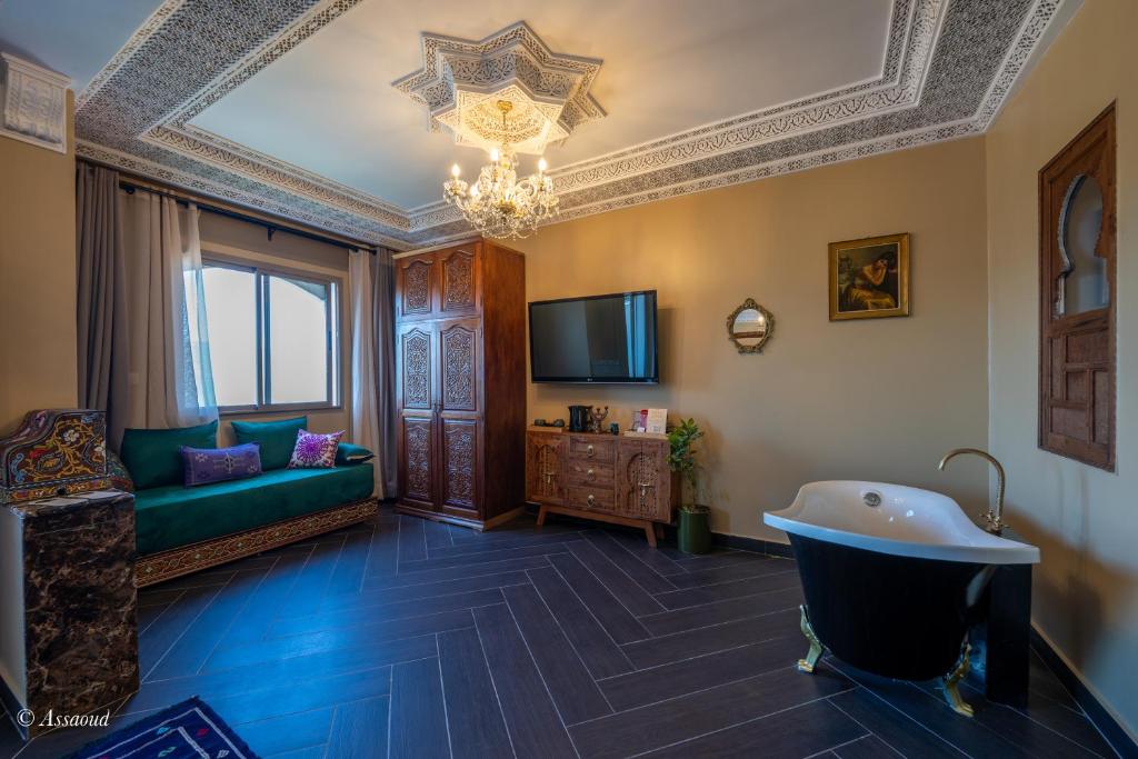 TV a/nebo společenská místnost v ubytování Casa maravillosa