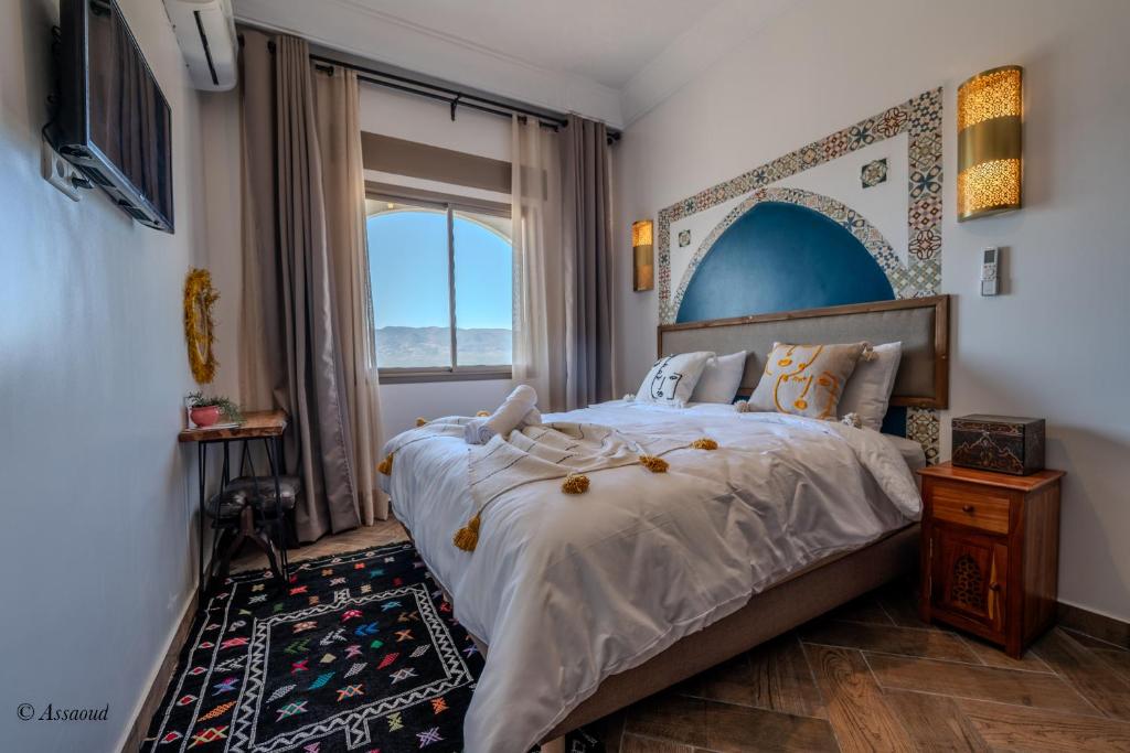 Postel nebo postele na pokoji v ubytování Casa maravillosa