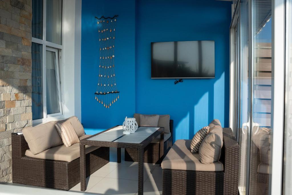 Posezení v ubytování Apart-Hotel Poseidon