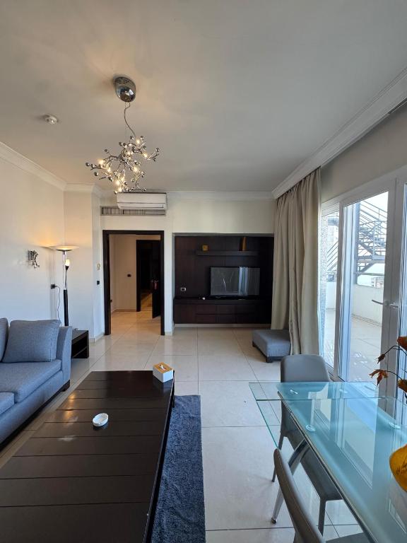 Posezení v ubytování Ny Suites