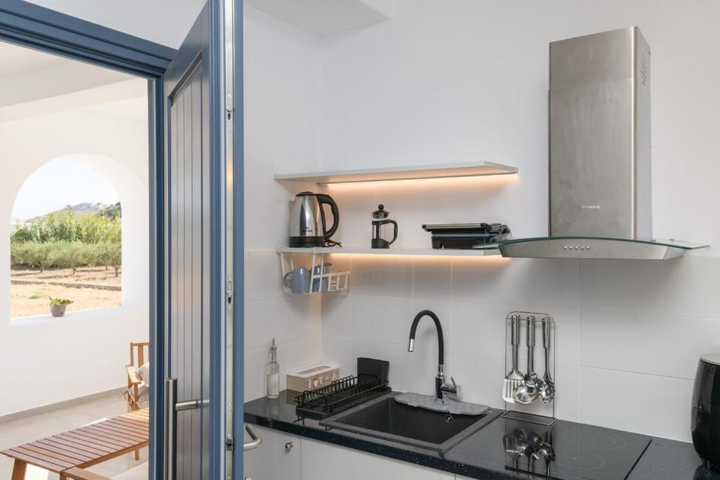 Η κουζίνα ή μικρή κουζίνα στο Sunny & Blue 2