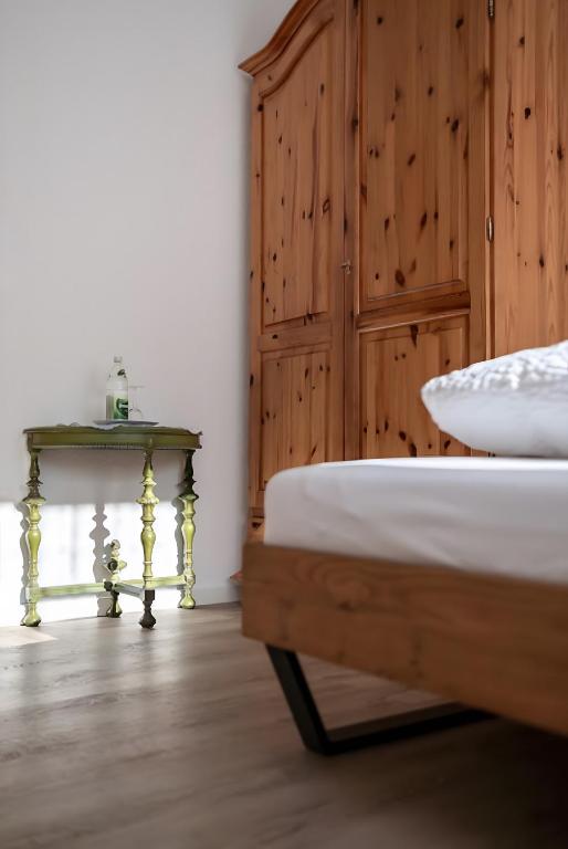 Postel nebo postele na pokoji v ubytování Pension Haus Monika