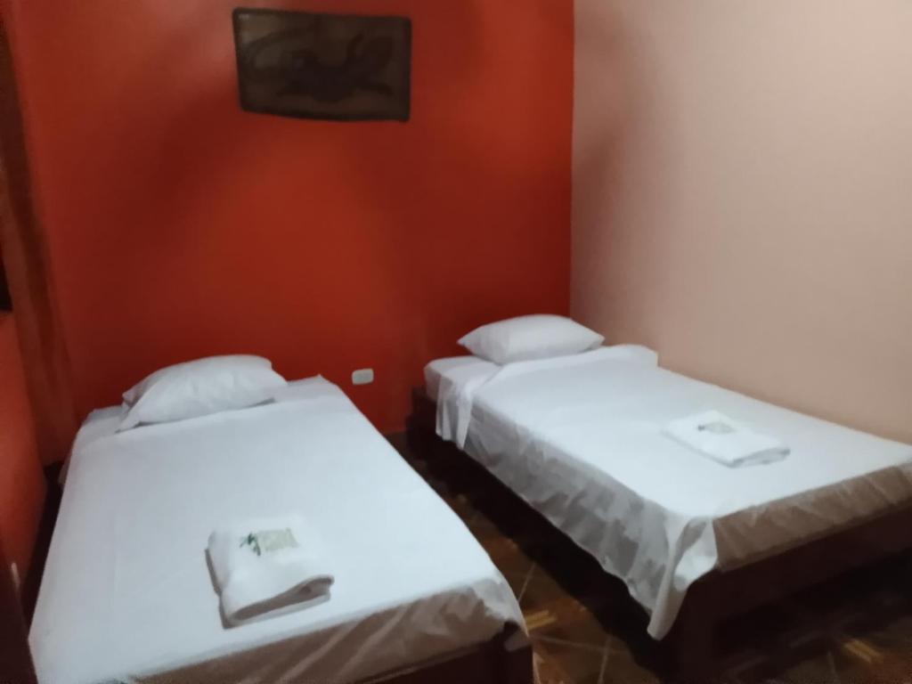 Postel nebo postele na pokoji v ubytování Plaza Jungle Hostel