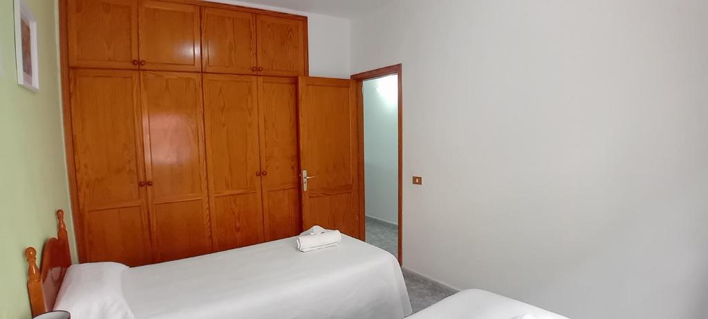 Postel nebo postele na pokoji v ubytování Serene Apartments Las Casitas Las Puntas El Hierro