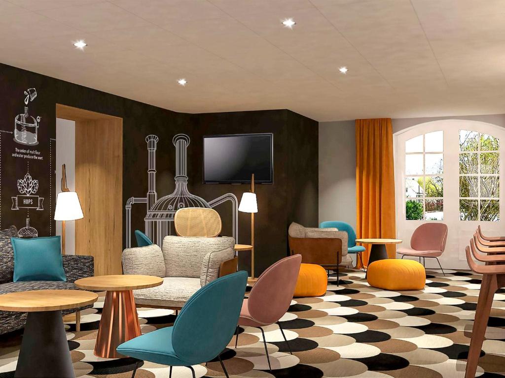 Posezení v ubytování Ibis Styles Colmar Centre