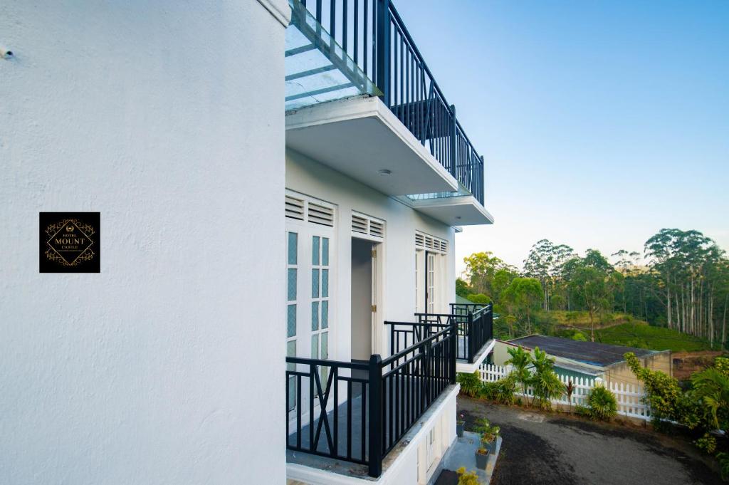 Balkón nebo terasa v ubytování Hotel Mount Castle