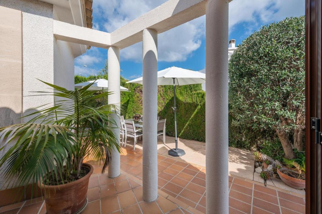 Zahrada ubytování Villa Teulera