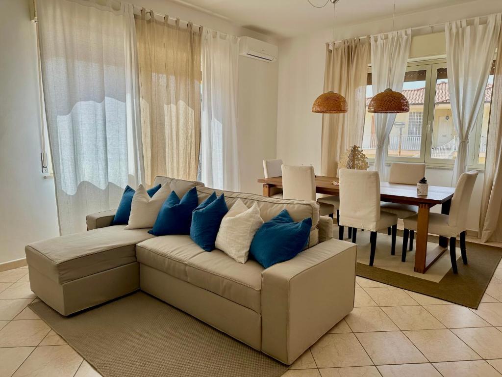 Posezení v ubytování Appartamento Villa Circe