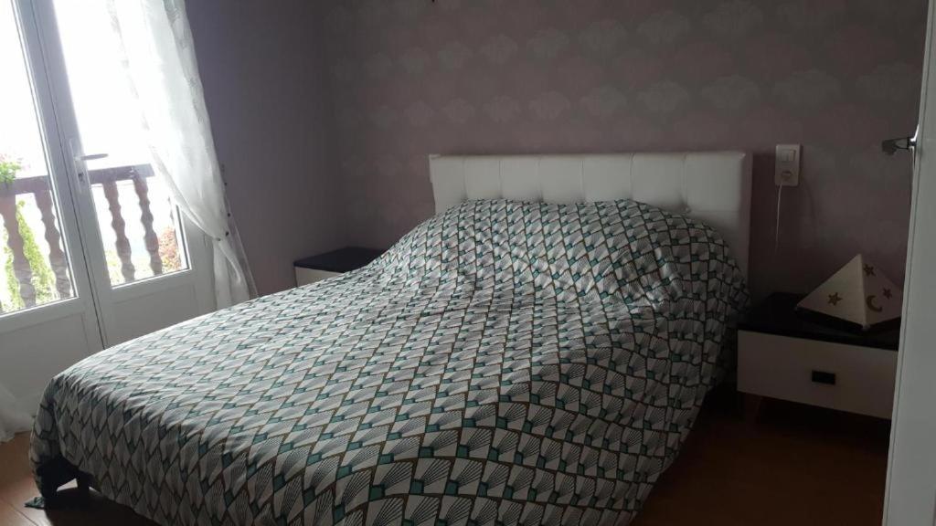 Postel nebo postele na pokoji v ubytování Ferme Ithurburia
