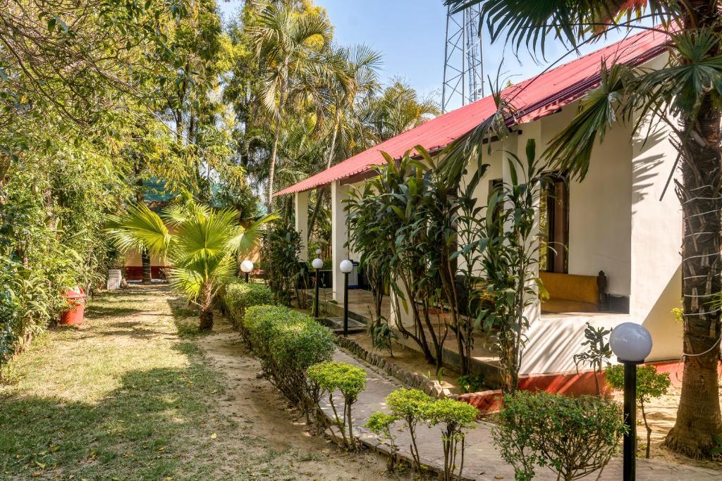Zahrada ubytování The Wild Orchid Resort Corbett