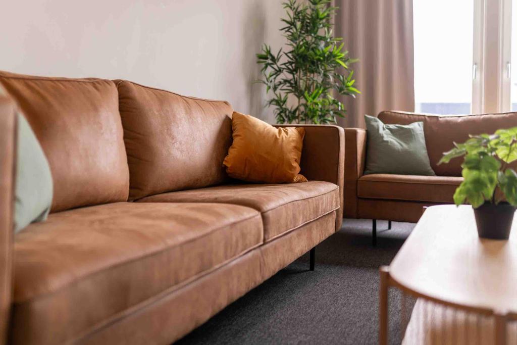 Posezení v ubytování Injoy Premium Hotel Uppsala