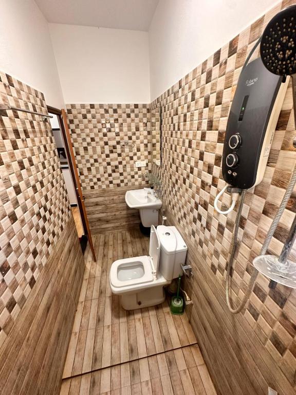 Koupelna v ubytování Holiday Villa
