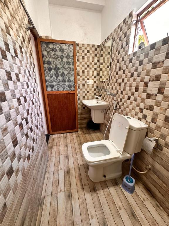 Koupelna v ubytování Holiday Villa