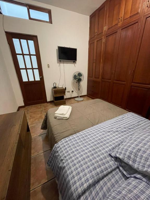 Postel nebo postele na pokoji v ubytování Huaca Host House