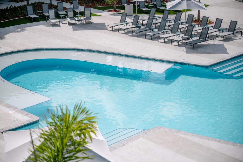 Bazén v ubytování Verdanza Hotel nebo v jeho okolí