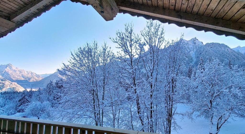 Nespecifikovaný výhled na hory nebo výhled na hory při pohledu z apartmánu