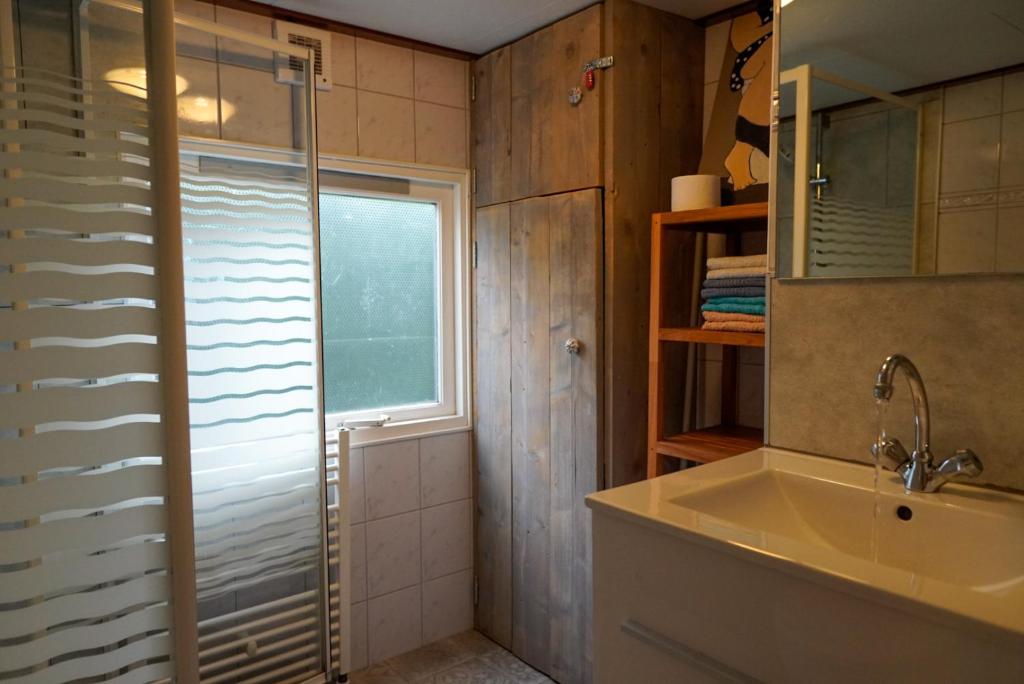Koupelna v ubytování Chalet Hoenderloo Beuk