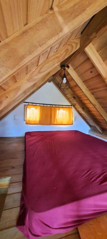 Postel nebo postele na pokoji v ubytování Tiny House Turmalina