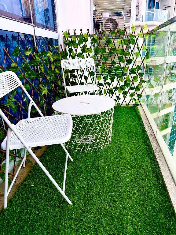 Zahrada ubytování City Lights Apartment in BGC