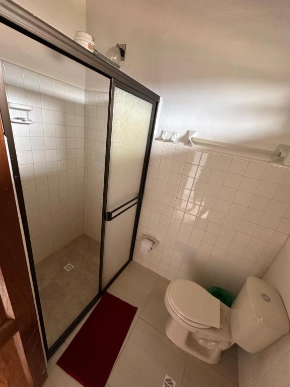 Koupelna v ubytování Casa Lisieux- Jericó