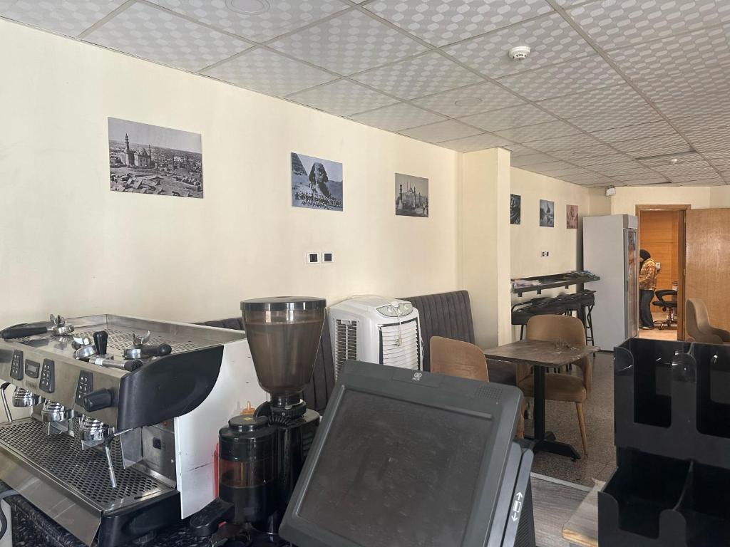 Kuchyň nebo kuchyňský kout v ubytování cairo jordan hotel