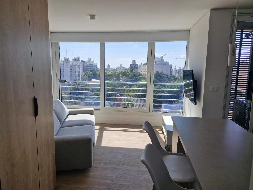 Posezení v ubytování Lujoso monoambiente con excelentes amenities y ubicación