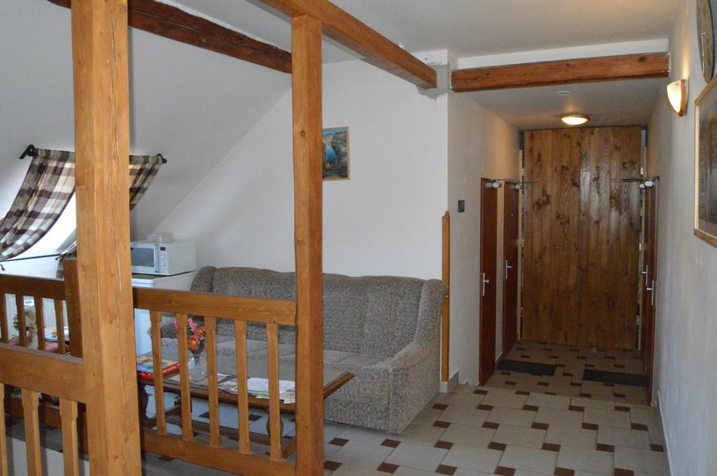 Posezení v ubytování Restaurace a penzion U Lva