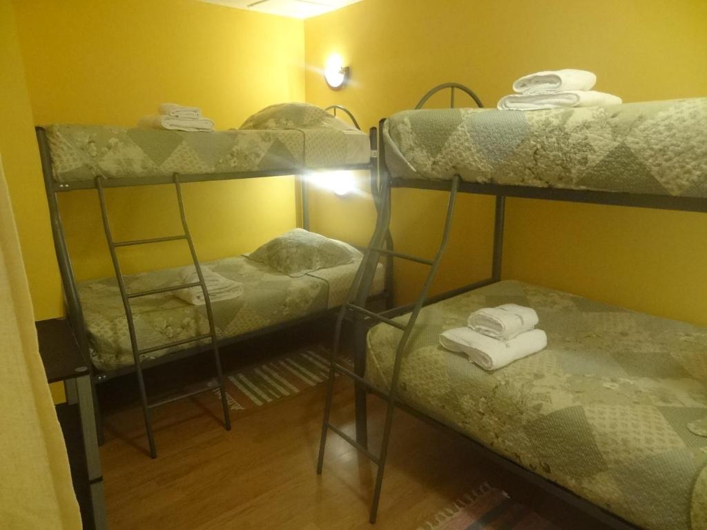Postel nebo postele na pokoji v ubytování Hostal Kirckir