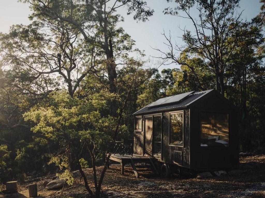 Off Grid Cabin Nestled Into Bush With Creek Access Photo Inspiration