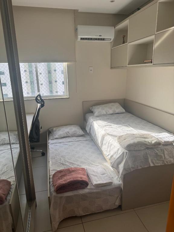 Postel nebo postele na pokoji v ubytování Excelente apartamento na Pedreira localização estratégica