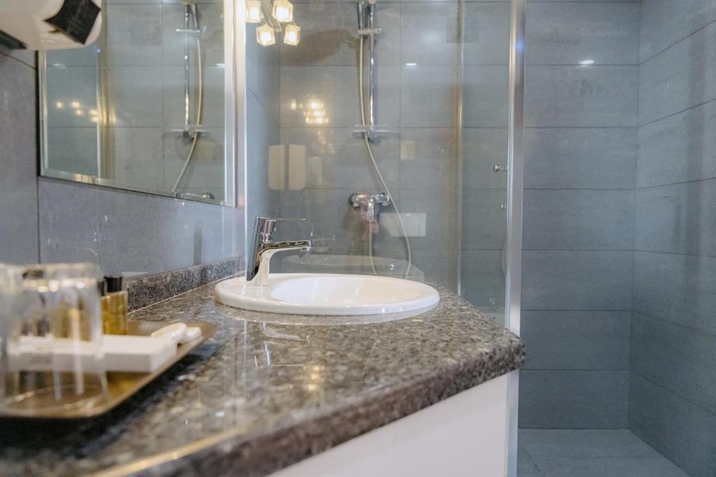 Koupelna v ubytování Bishkek Centrum Hotel