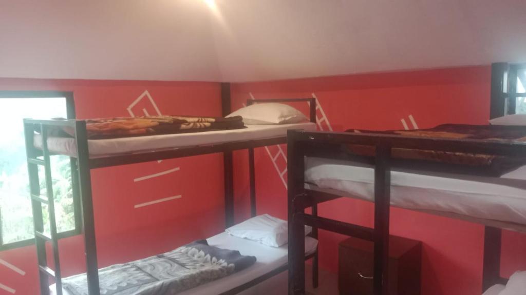 Kuchyň nebo kuchyňský kout v ubytování The Green Regency Anex