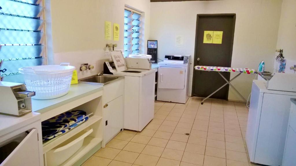 Kuchyň nebo kuchyňský kout v ubytování Island Leisure Resort