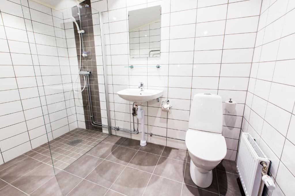 Koupelna v ubytování Simloc Hotel Drottninggatan