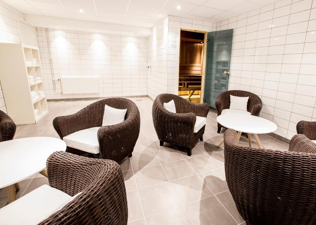 Posezení v ubytování Simloc Hotel Drottninggatan