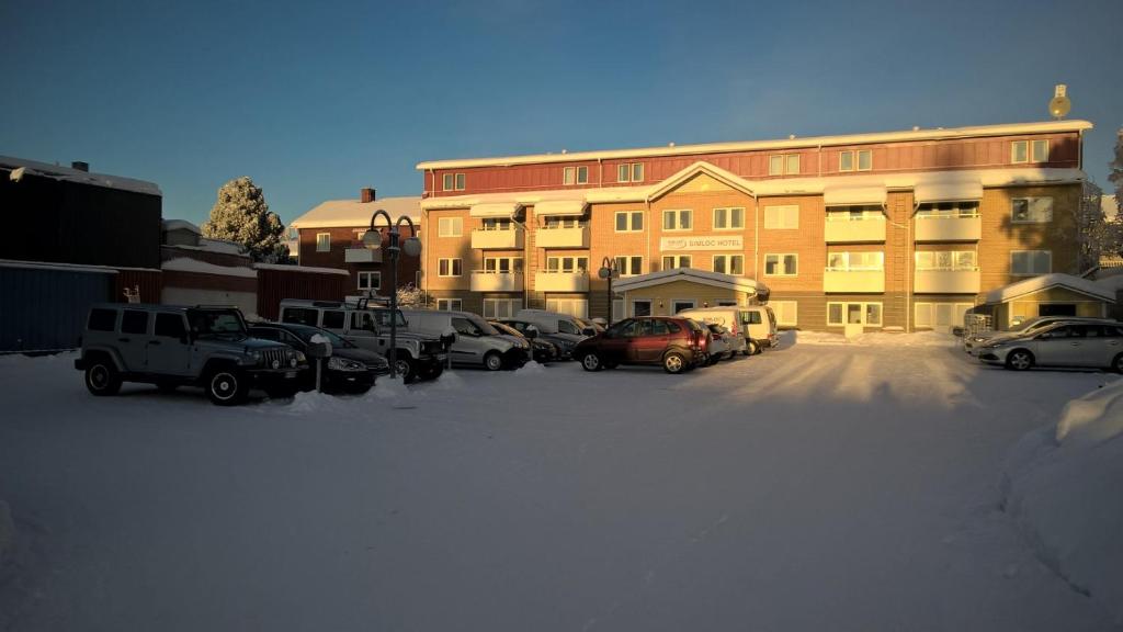 Simloc Hotel Drottninggatan v zimě