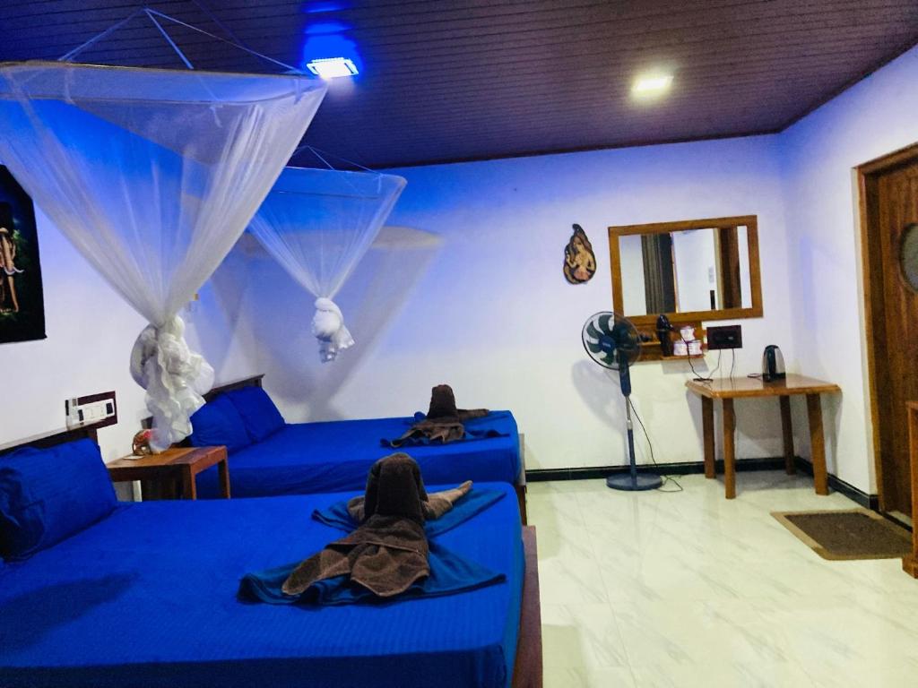 Posezení v ubytování Sigiriya Moonlight Home