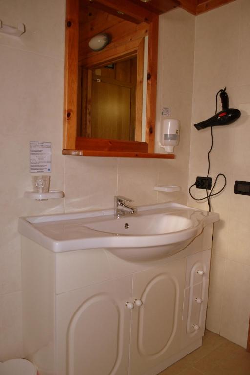 Koupelna v ubytování Albergo Rendola