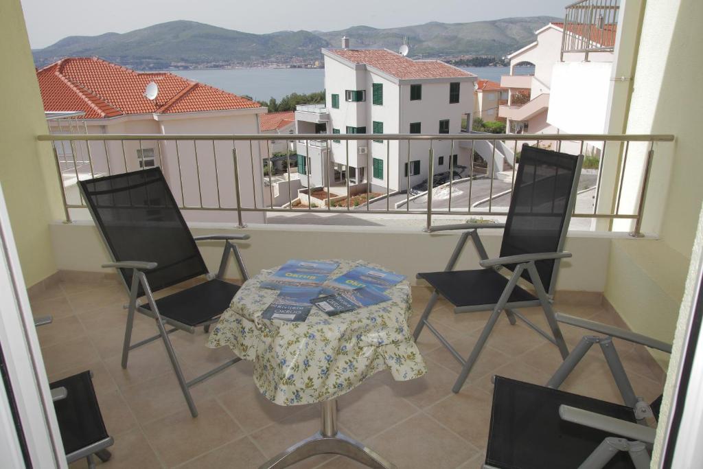Balkón alebo terasa v ubytovaní Apartment Horizont