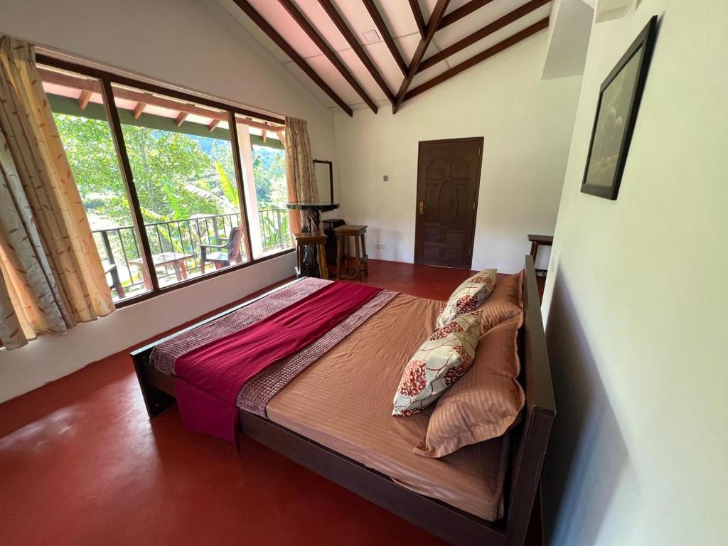 Postel nebo postele na pokoji v ubytování Moban House