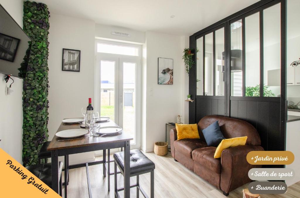 Chill and sun, 2 chambres avec stationnement