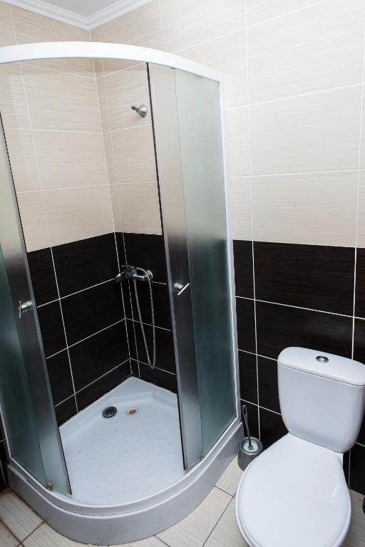 Koupelna v ubytování Chyhorinskyi Hotel