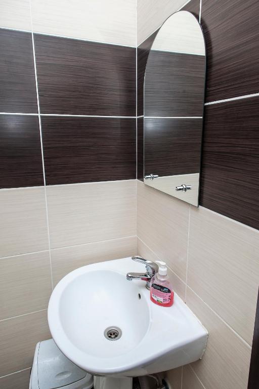 Koupelna v ubytování Chyhorinskyi Hotel