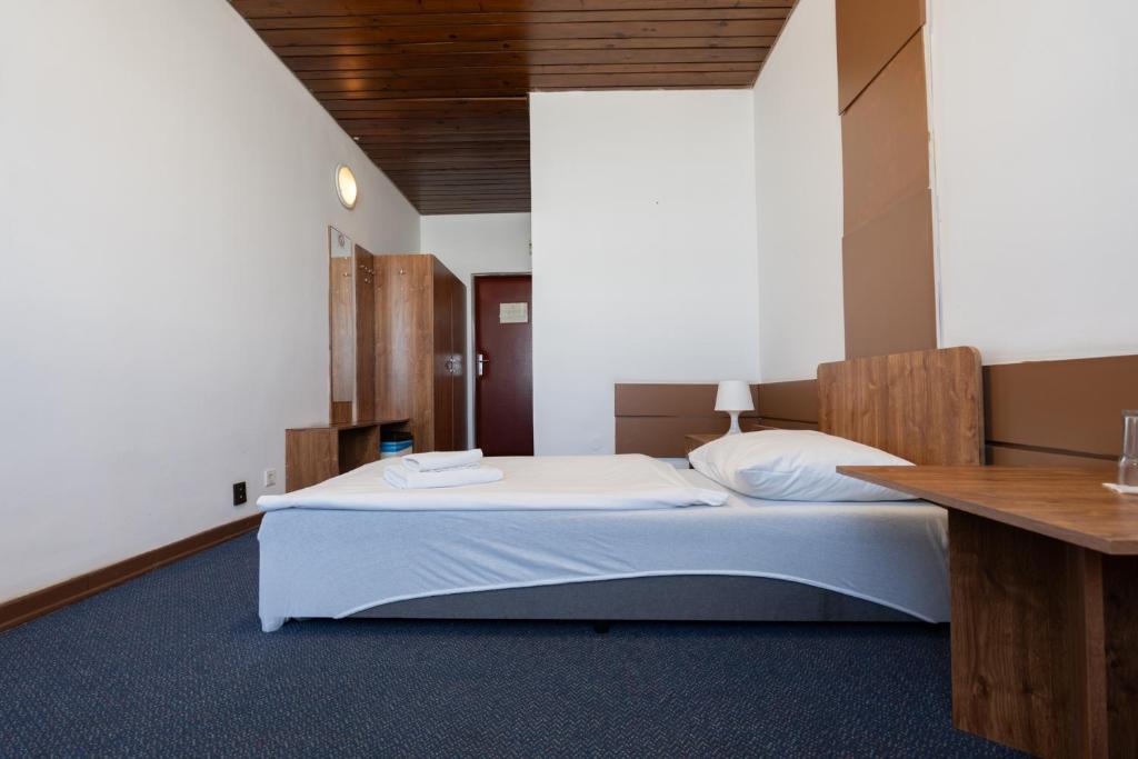 Postel nebo postele na pokoji v ubytování Hotel Slovakia